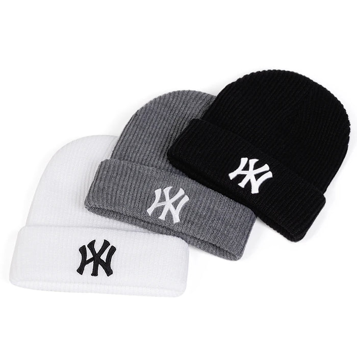 Warm Wy Letter Embroidered Beanie / Hat For Fall / Winter