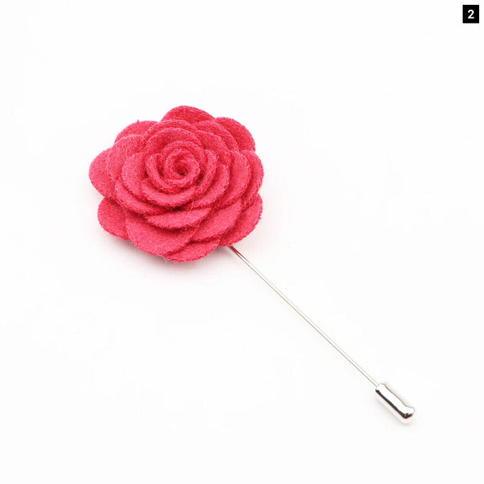 Handmade Romantic Flower Brooch 34 Colours