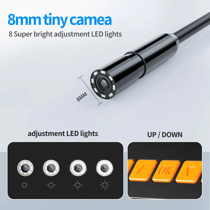 1080P Industrial Endoscope Camera With Dual Lens