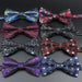 Bowtie For Men Plaid Stripes Dots