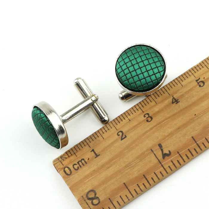 Solid Colour Cufflinks Mens Wedding Accessory