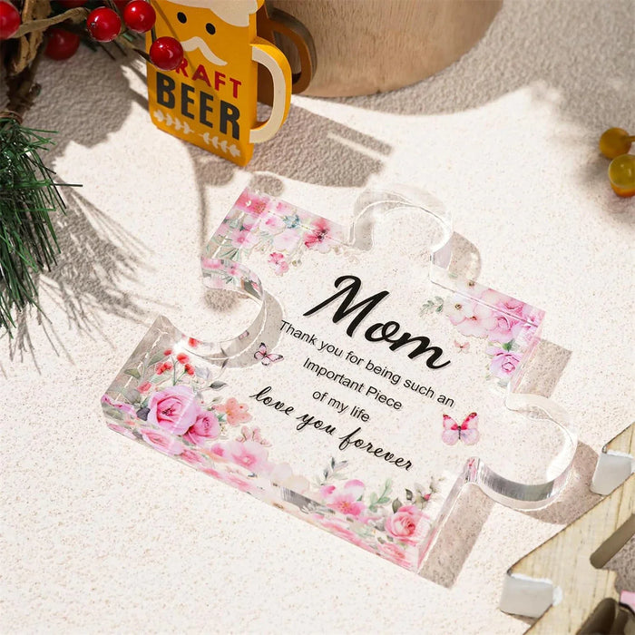 Mom Birthday Gifts Acrylic Block Puzzle For Daughter/Son