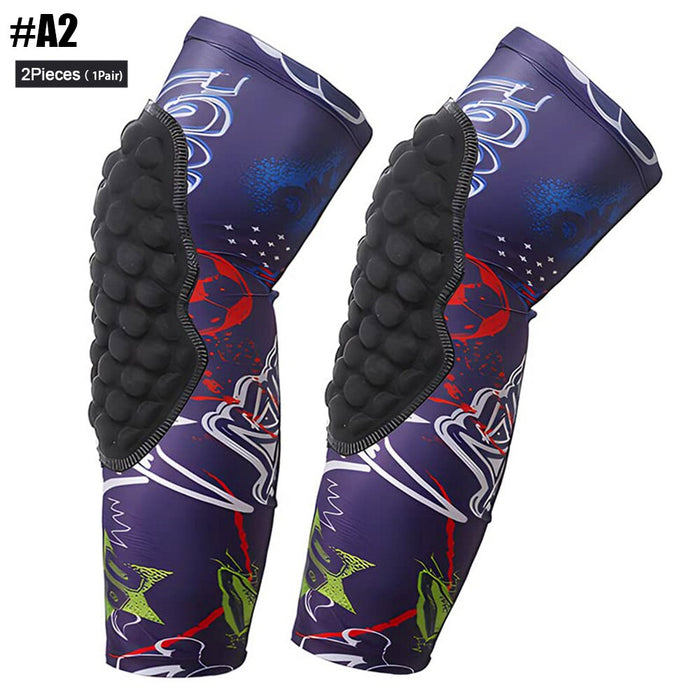 1Pair Anti-Collision Thickened Knee Pads For Basketball Football Bicycle