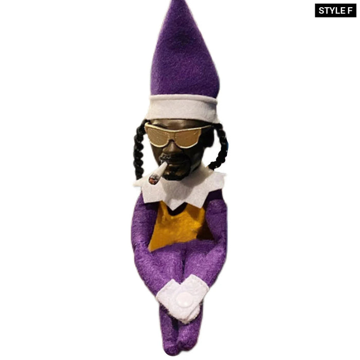 Snoop On a Stoop Christmas Plush Elf Doll