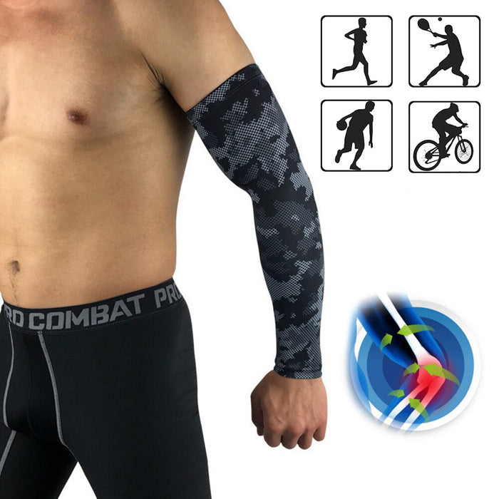 1Piece UV Protection Arm Sleeves Brace for Arthritis Basketball Cycling