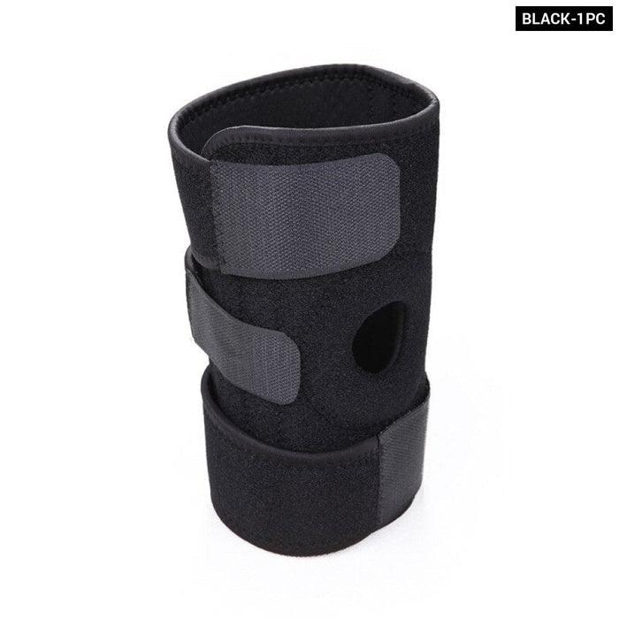 1Pc Adjustable Open Patella Nylon Knee Brace For Outdoor Sports