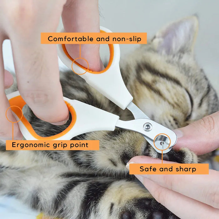 Cat Nail Clippers Safe Paw Trimmer