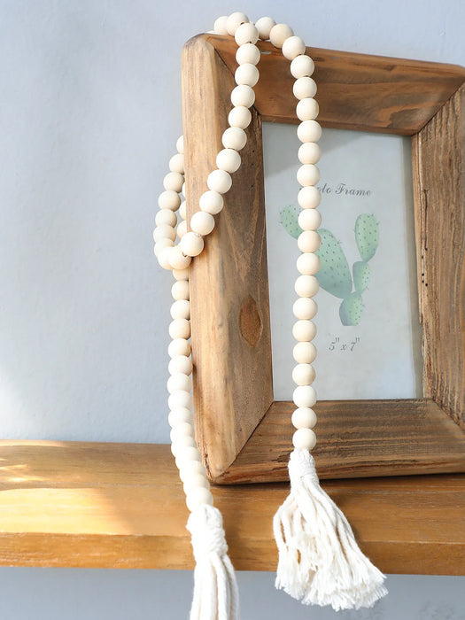 Handmade Wooden Beads Macrame Hanging Decoration