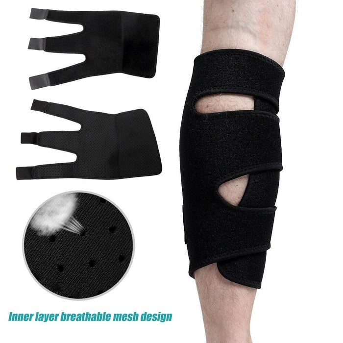 Adjustable Calf Compression Support Leg Wrap Strap for Calf Pain Relief Strain Sprain