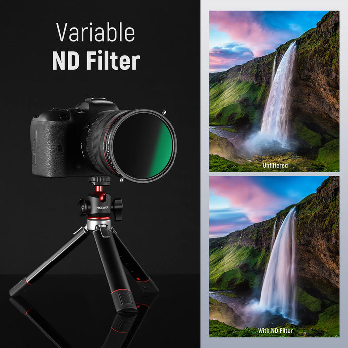 2 In 1 Variable Nd & Cpl Filter Nd2 Nd32 & Circular Polarizer 30 Layer Nano Coating Hd Glass