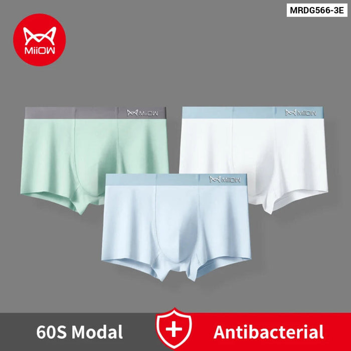 Pack Of 3 Modal Mens Boxers Antibacterial