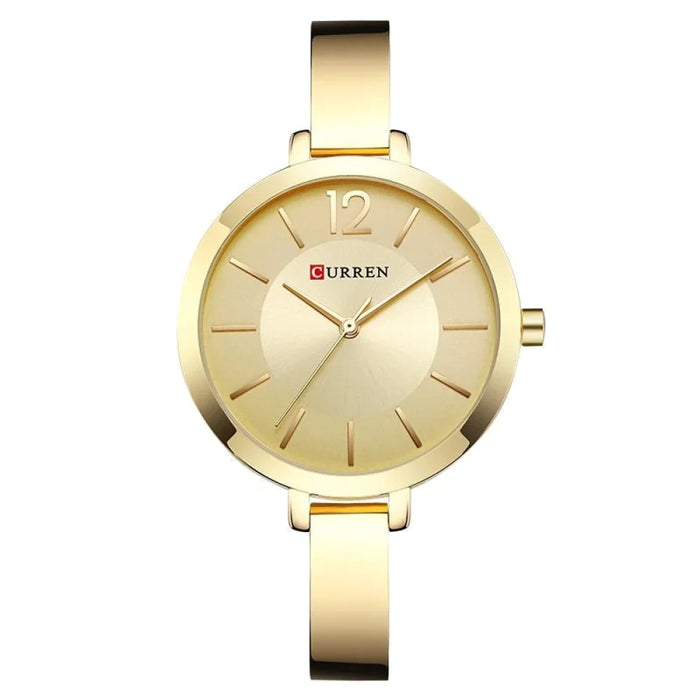 Stainless Steel Ultra Thin Quartz Romantic Watch For Women