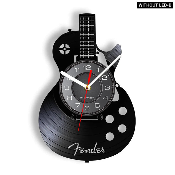 Music Speaks Vinyl Record Wall Clock