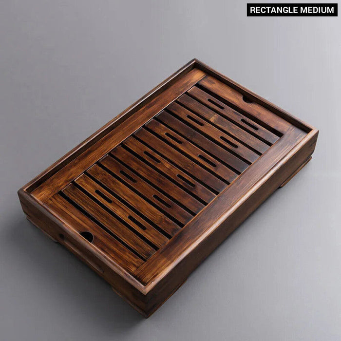 Bamboo Tray For Serving Beverages