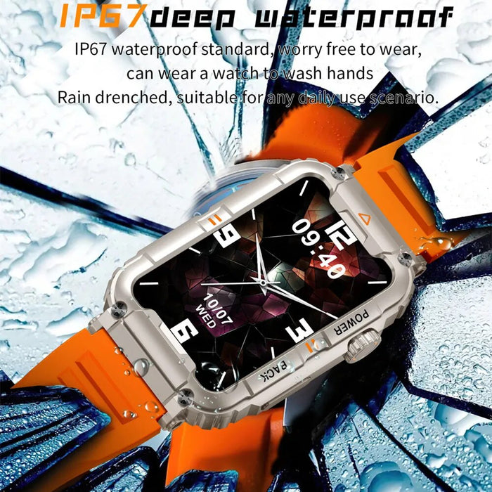 1.57-inch Full Touch Screen Rugged Proof Heart Rate Monitor