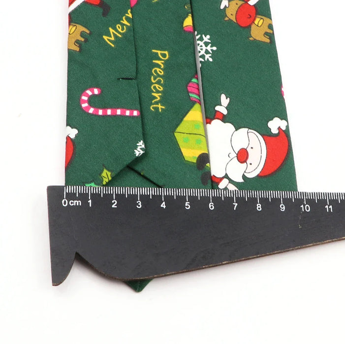 Christmas Cotton Ties For Men Festive Neckwear For Weddings Parties And Gifts