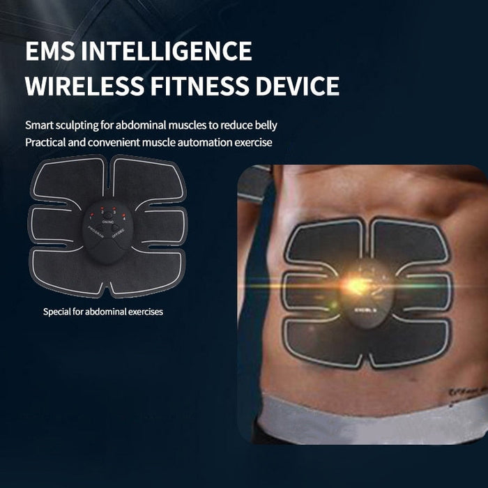 Instrumento de fitness abdominal EMS, máquina abdominal recargable para deportes al aire libre, aparato de adelgazamiento del...