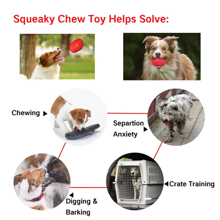 Tough Rubber Dog Toys For Aggressive Chewers