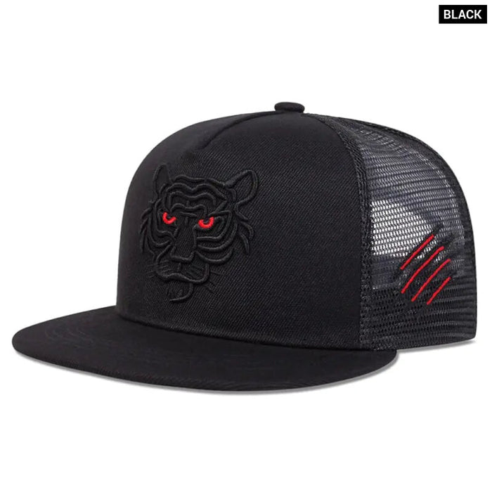 Adjustable Tiger Embroidered Baseball Cap / Hat