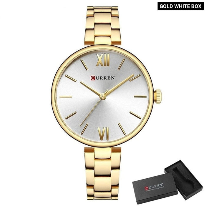 Women Watch Fashion Luxury Watch Reloj Mujer Stainless Steel  Female Clock Quartz Bracelet Wrist Watch