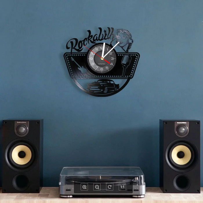 Retro Vinyl Record Wall Clock