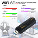 Tri Band Usb Wifi 6e Adapter For Win10/11