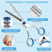 6 In 1 Stainless Steel Dog Grooming Scissors Kit Safe Sharp