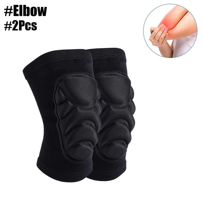 1 Pair Thickening Elastic Knee Elbow Pads For Men Women Volleyball Dancing Yoga