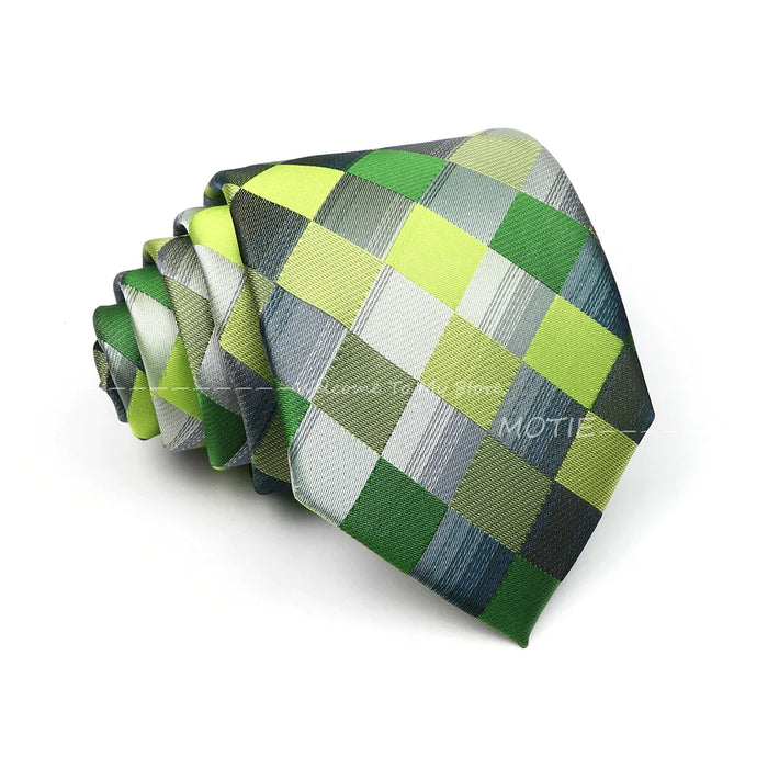 Colour Lattice Neckties For Business And Parties