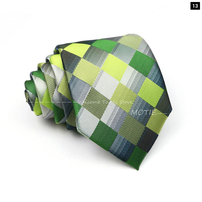 Colour Lattice Neckties For Business And Parties