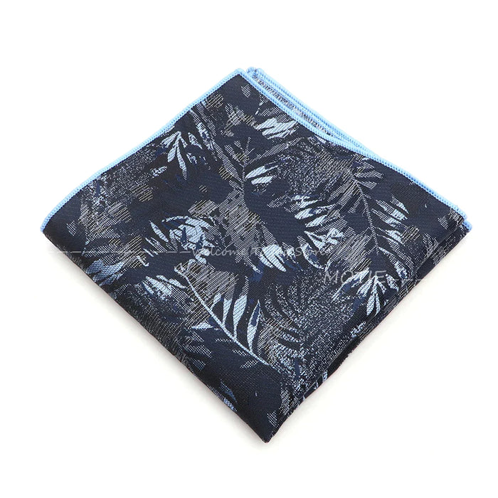 Mens Plant Pattern Handkerchiefs For Weddings And Daily Wear