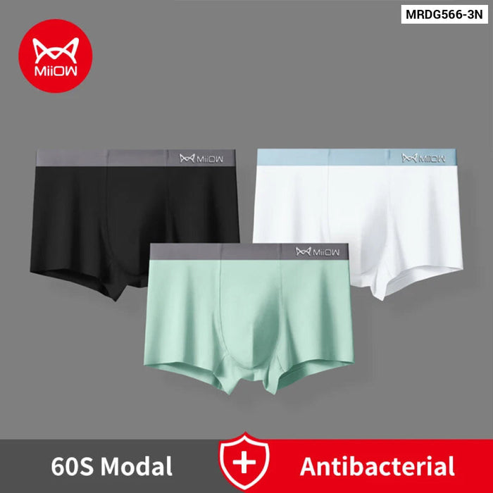 Pack Of 3 Modal Mens Boxers Antibacterial