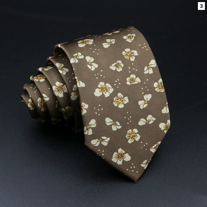 Super Soft Silk Ties Mens Fashion 7cm Necktie For Wedding