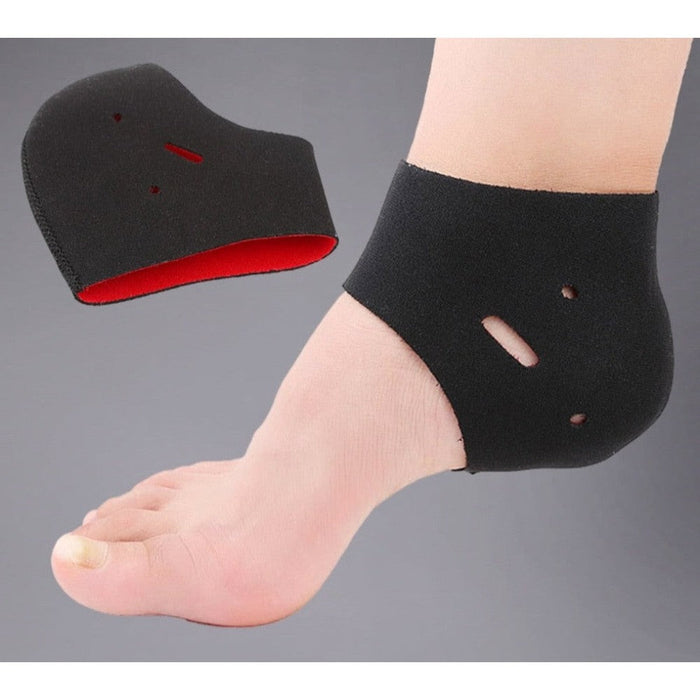 2Pcs/Pair Breathable Moisturizing Heel Socks For Foot Arch Pain & Cracked Foot Skin