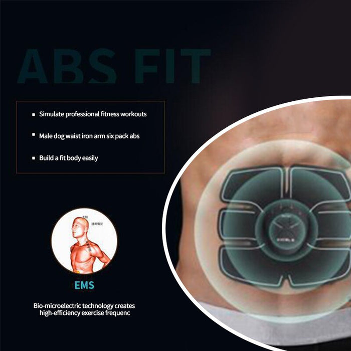 Instrumento de fitness abdominal EMS, máquina abdominal recargable para deportes al aire libre, aparato de adelgazamiento del...