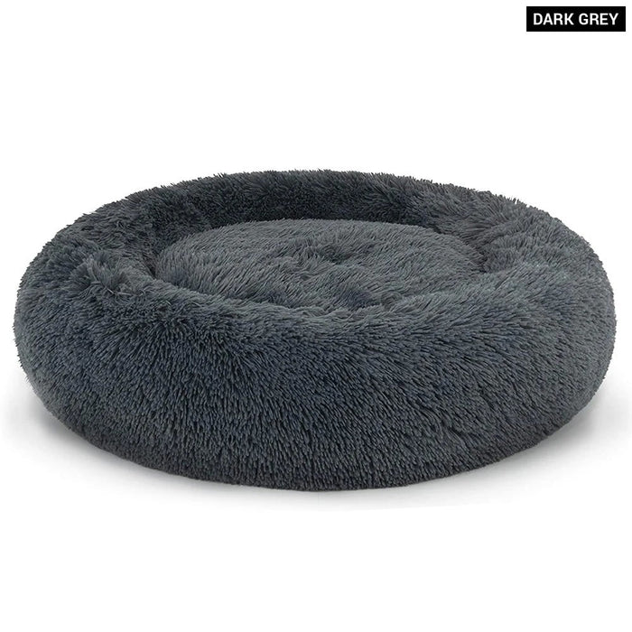 Super Soft Kennel Round Fluffy Warm Sleeping Cushion Mat For Cat Dog