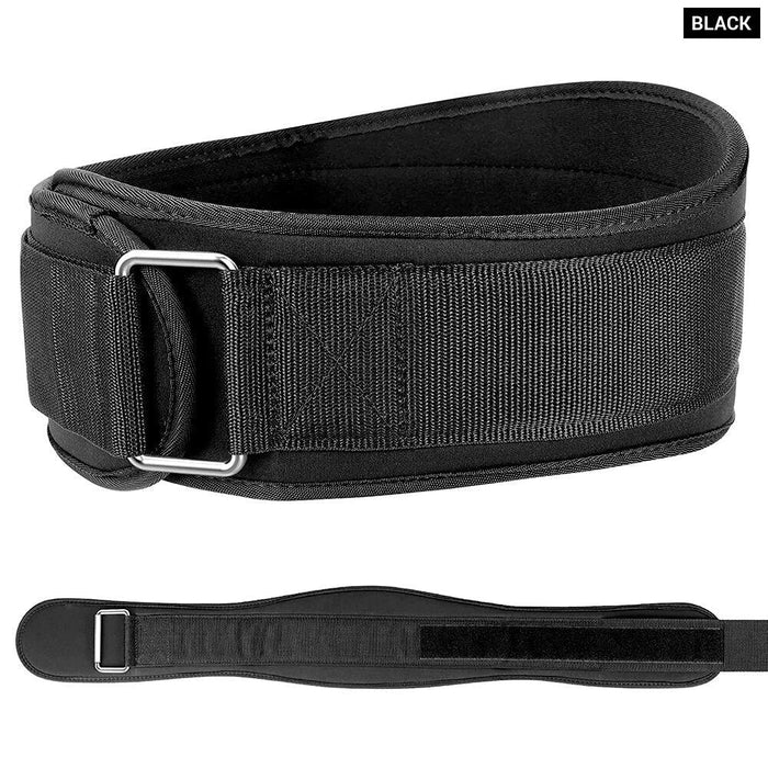 Weight Lifting Back Support Workout Belt with Metal Buckle for Men Women