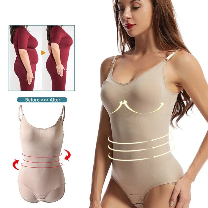 1Pcs Full Body Tummy Control Seamless Shapewear Jumpsuits For Women