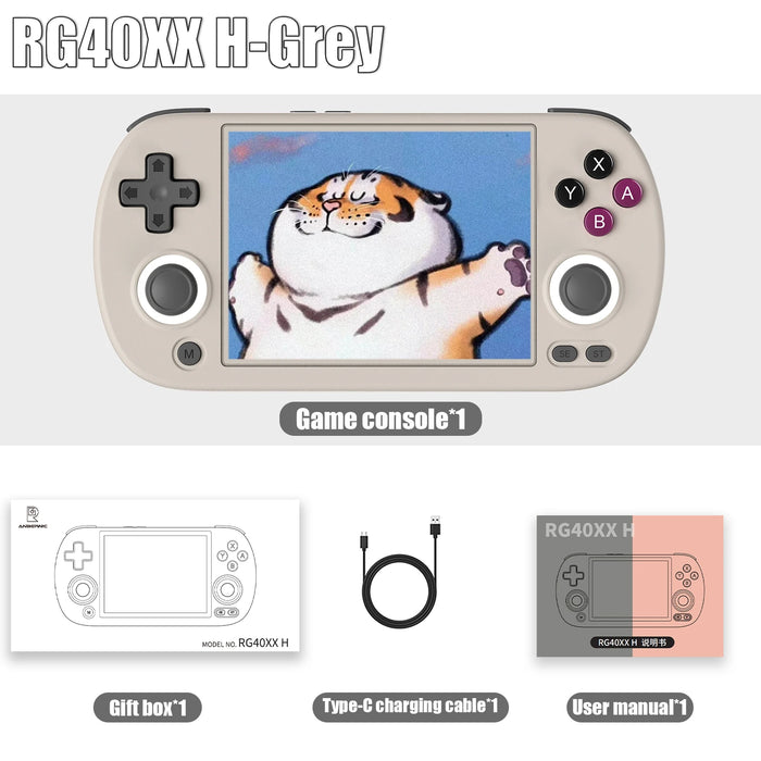 4.0 Handheld Game Console 640 x 480 Ips Screen 3200mah 64 Bit System RGB Light 5k Games