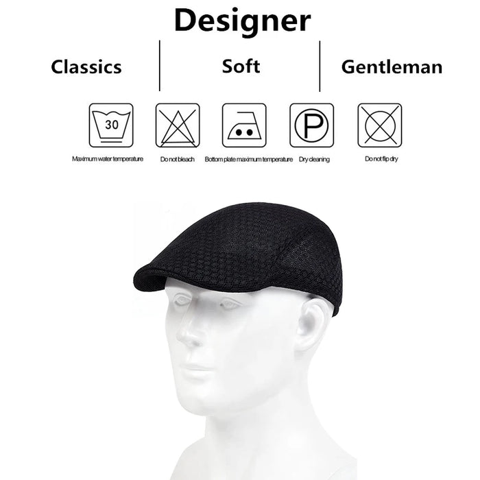 Breathable Mesh Sboy Cap / Hat For Men