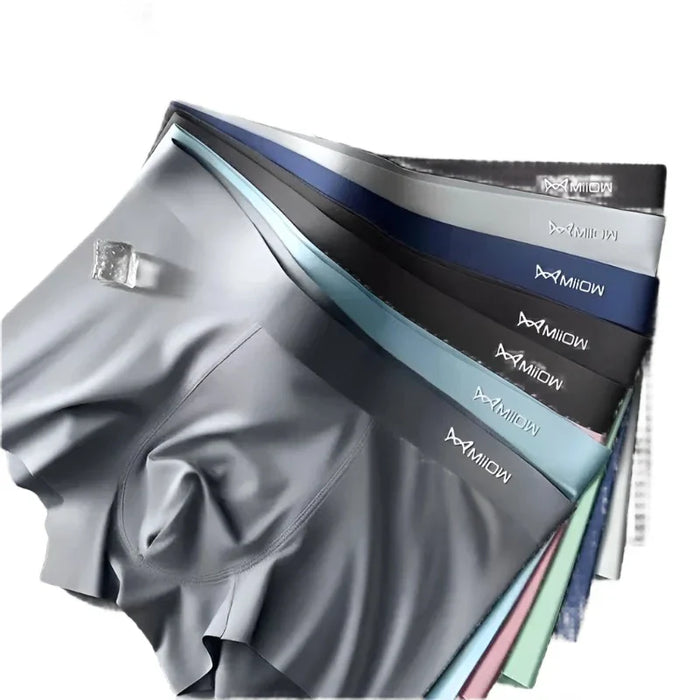 3 Piece Mens Ice Silk Boxer Briefs