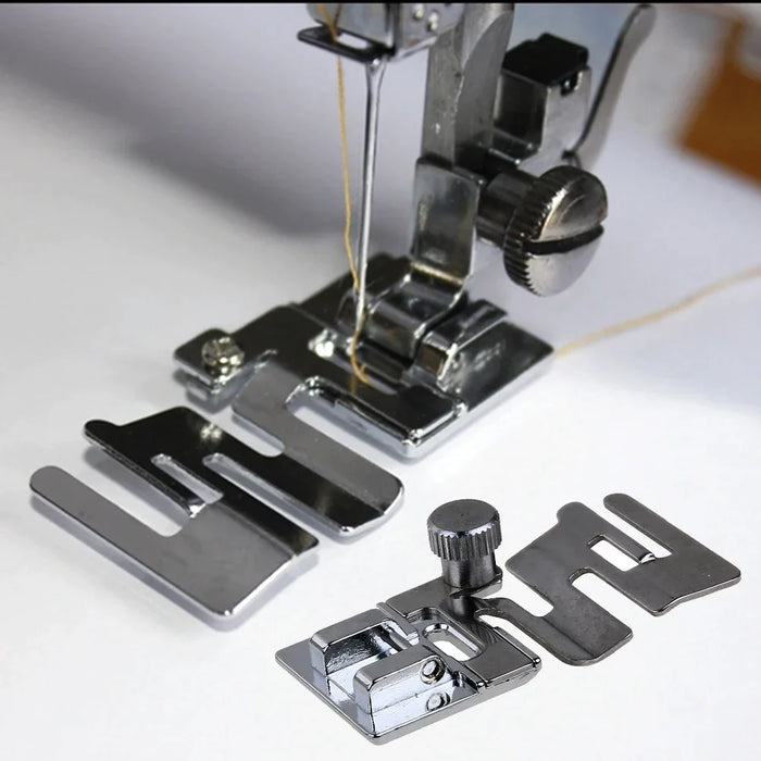 2pc Rolled Hem Feet Set For Low Shank Sewing Machines