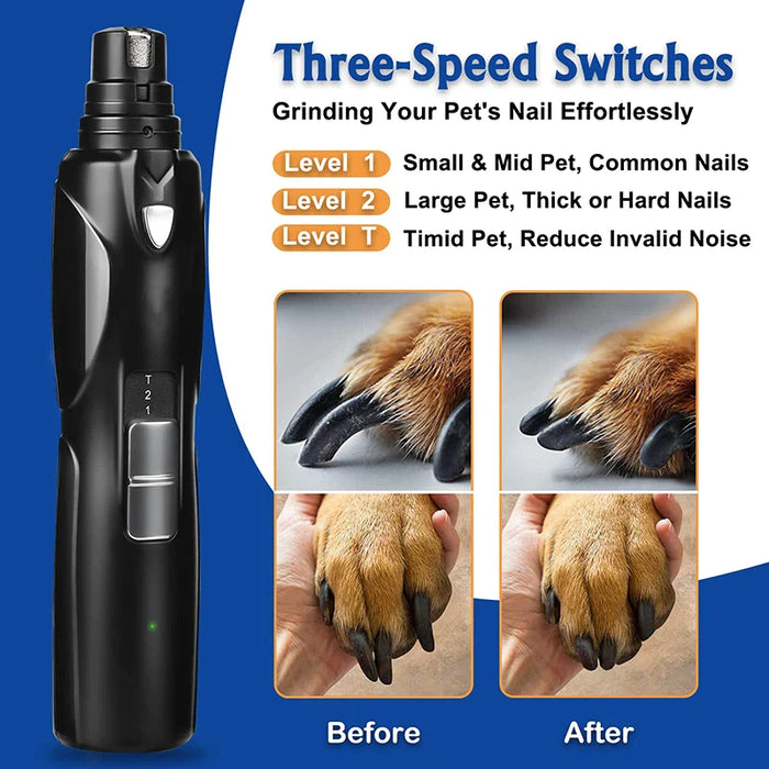 Dog Nail Grinder Powerful Low Noise Trimmer