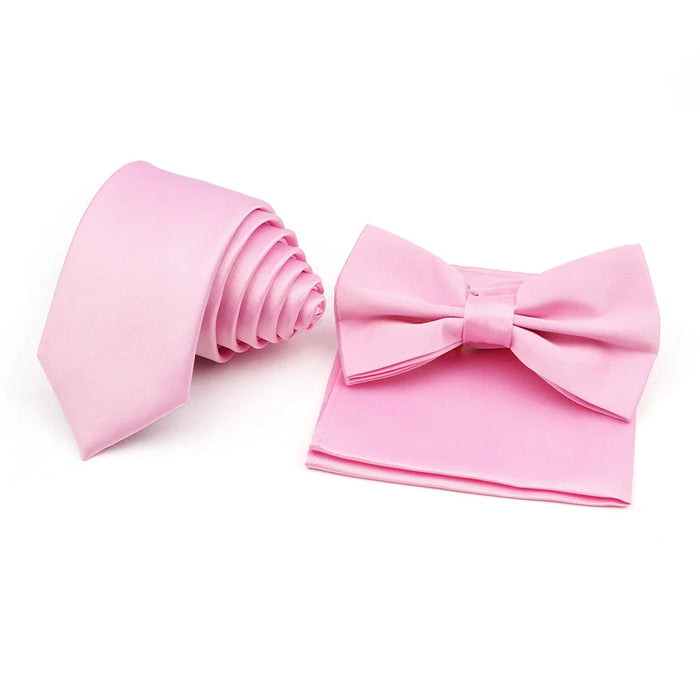 Colourful Bowtie Set Polyester For Mens Business And Wedding