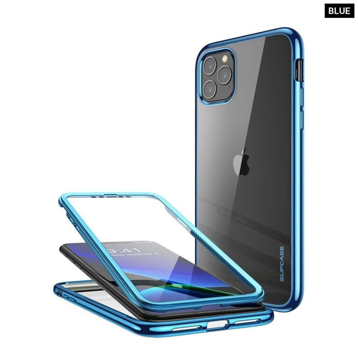 For iPhone 11 Pro Case 5.8" UB Electro Metallic Electroplated TPU Full-Body Cover with Built-in Screen Protector