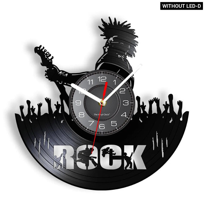 Metal Music Quote Wall Clock