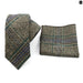 Mens Plaid Wool Tie Set For Business Weddings And Gifts