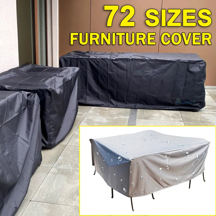 Outdoor Patio Furniture Set Covers Rain Snow All-Purpose Chair Covers for Sofa Table Chair Dust Proof Cover