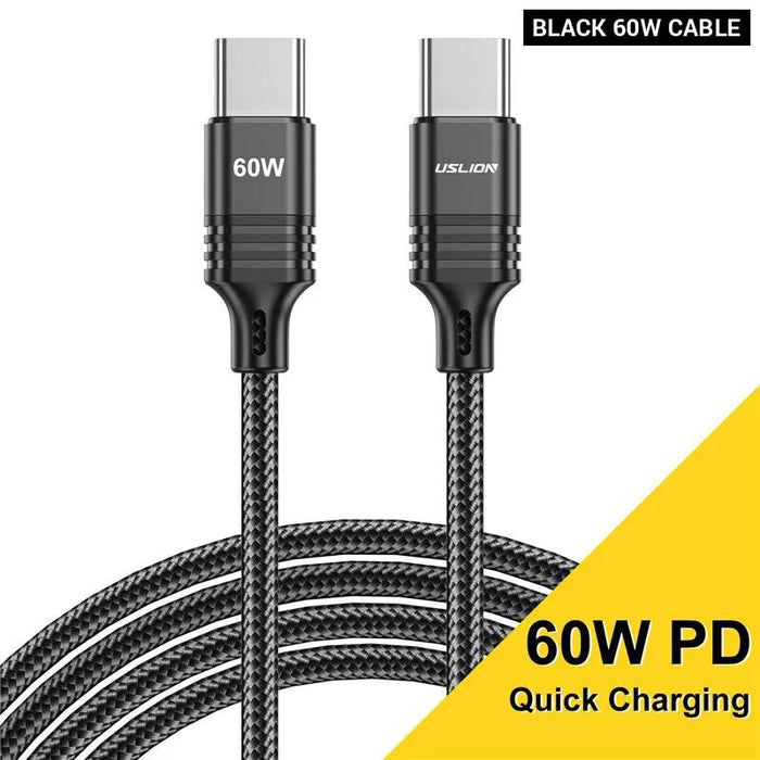 100W Usb C Pd Charging Cable For Samsung S22 S21 Xiaomi 12T Pro