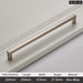 Modern Brushed Zinc Cabinet Handles